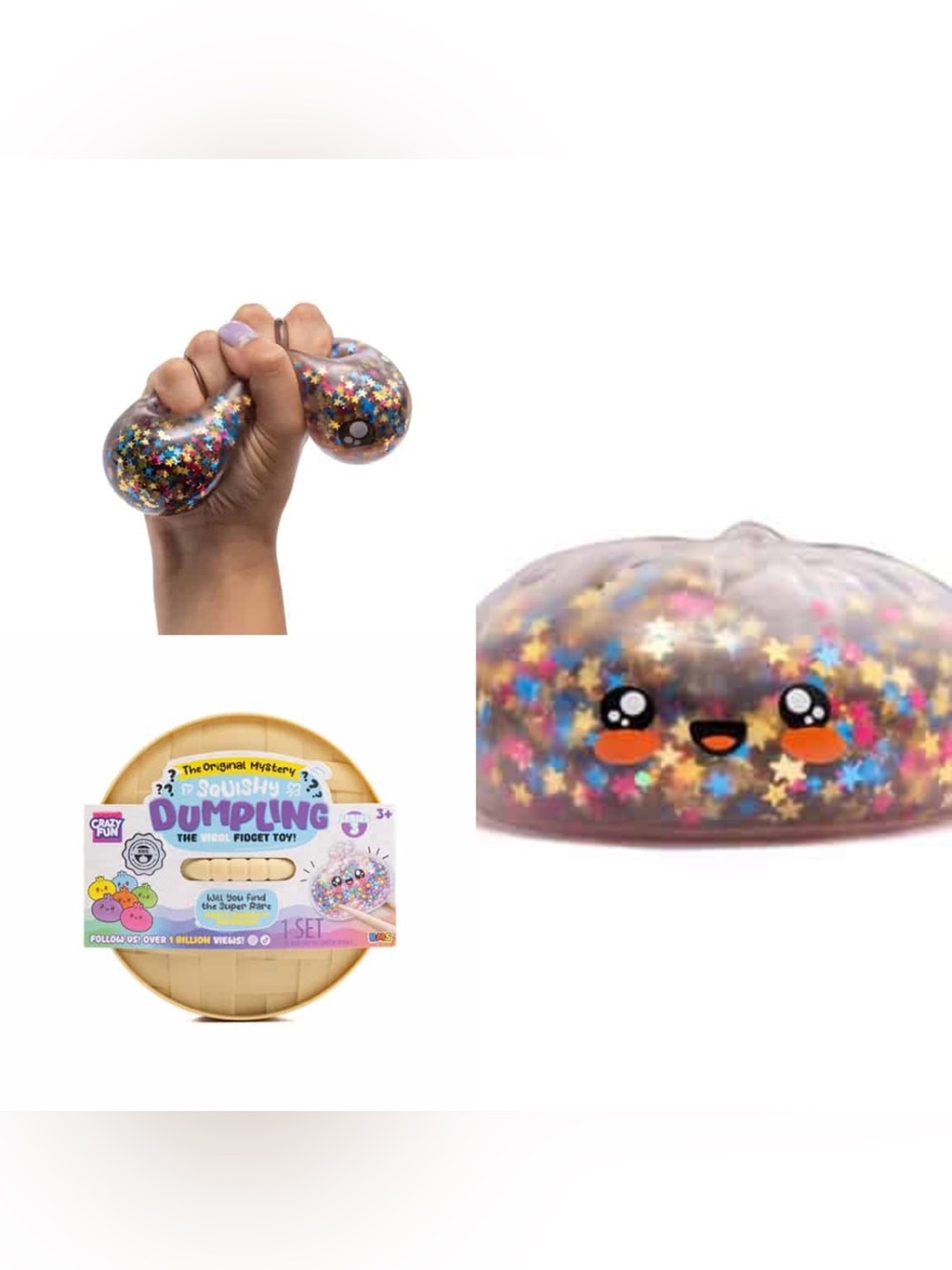 Dumpling Squishy RMS Mystery
Fidget Toy